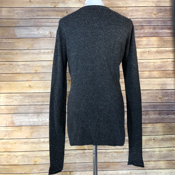 T Alexander Wang Heather Grey Cardigan Sweater - Picture 2 of 8